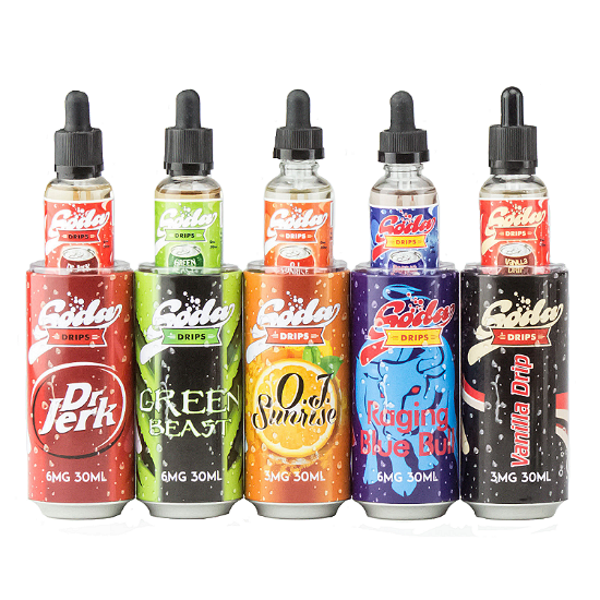 NOT ONE TO MISS! 180ml SODA DRIPS LIQUID by ELIQUID THERAPEUTICS