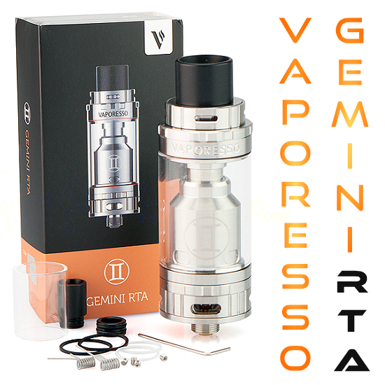 SUPERNICE GIVEAWAY! VAPORESSO Gemini RTA/RBA Rebuildable Tank Atomizer ...